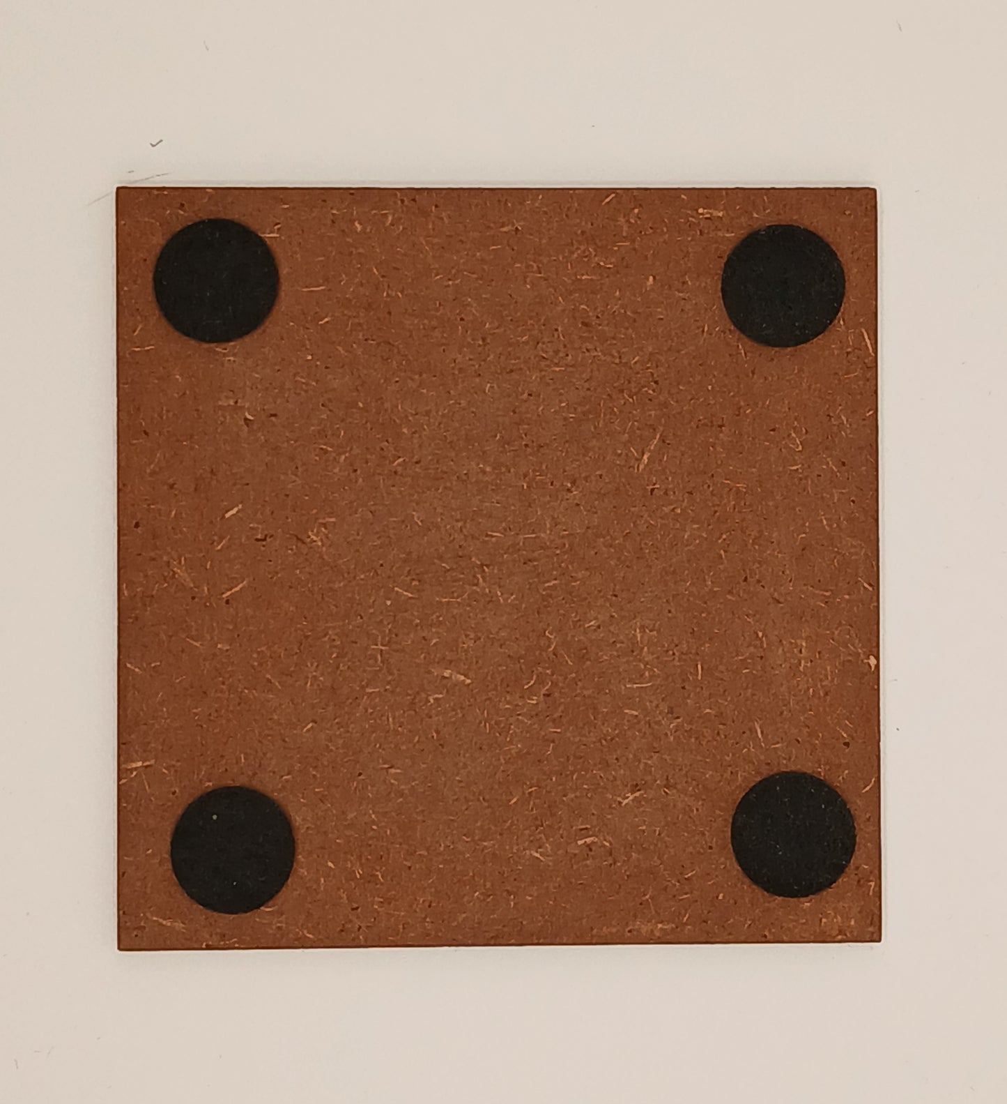 Set of 6. Wood Motoring Themed coasters. 9.5CM X 9.5CM. With Bumper Feet.