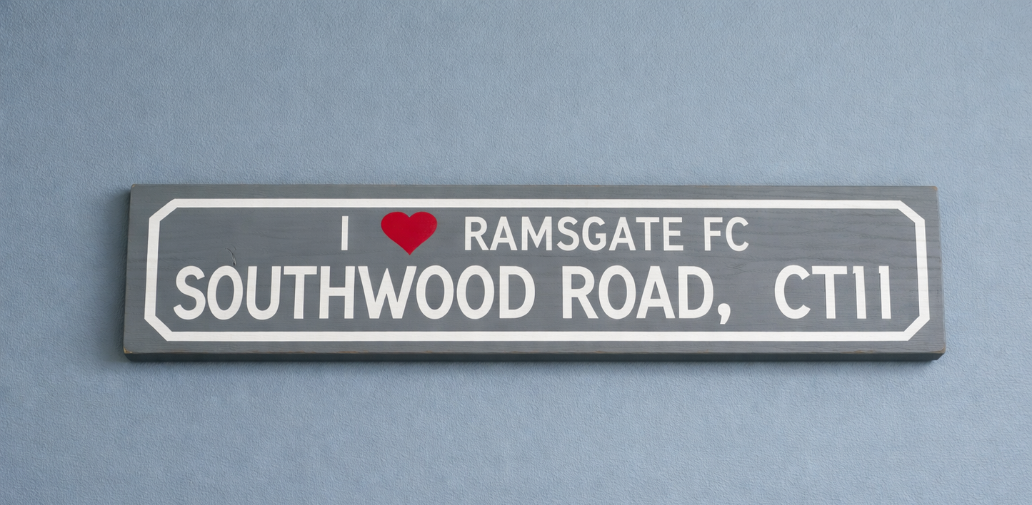 Hand painted and Bespoke, Personalised Wood Plaques, 380mm x 100mm x 17mm. Any Font and Text.