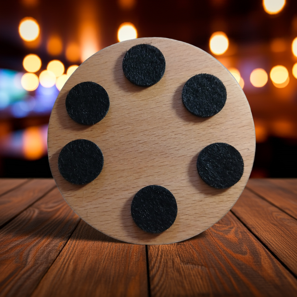 Bulk / Trade, Round or Square Steamed Beech Wood Drink Coasters, 95mm x 95mm or 95mm Diameter.