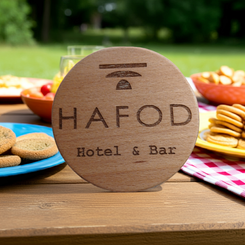 Bulk / Trade, Round or Square Steamed Beech Wood Drink Coasters, 95mm x 95mm or 95mm Diameter.