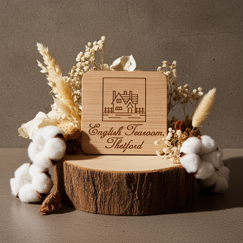 Bulk / Trade, Round or Square Steamed Beech Wood Drink Coasters, 95mm x 95mm or 95mm Diameter.