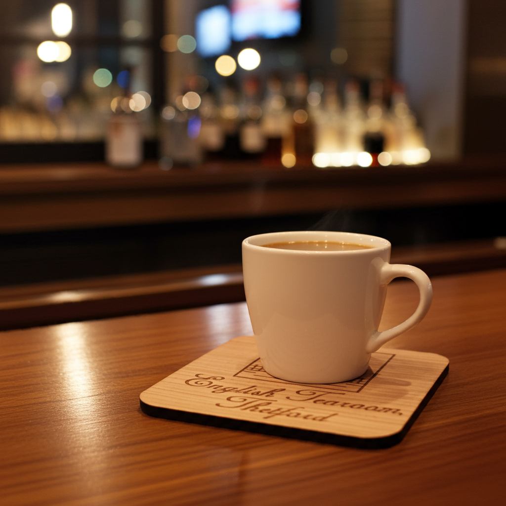 Bulk / Trade, Round or Square Steamed Beech Wood Drink Coasters, 95mm x 95mm or 95mm Diameter.