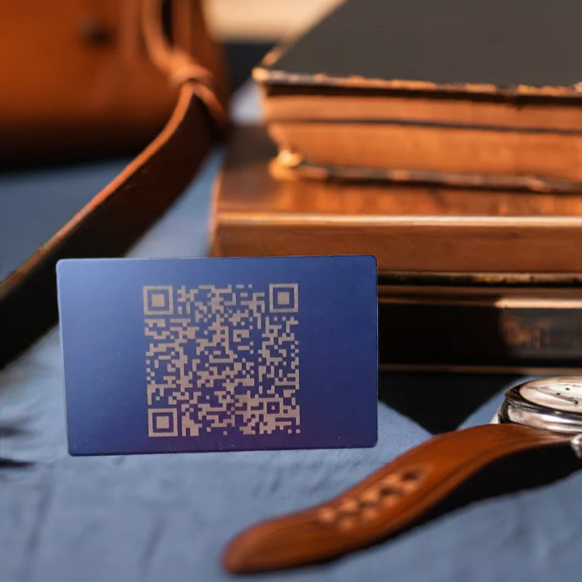 Bulk / Trade, Metal- 1mm thick, durable, stylish and professional looking. QR Codes engraving available. 11-20 £1.85p each. 21+ £1.75p each.