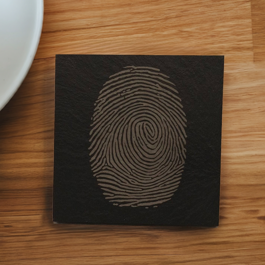 Fingerprint Slate Coaster