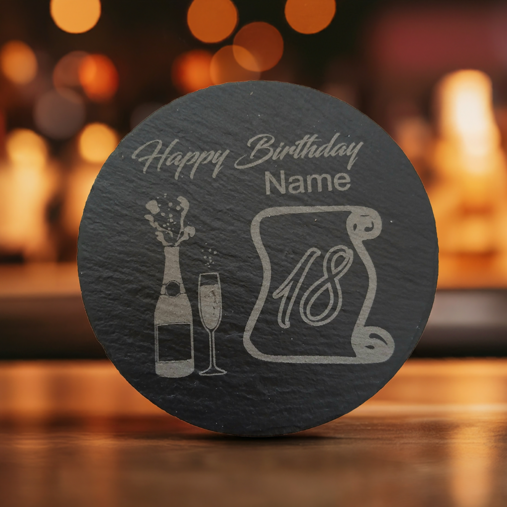 Personalised Coasters - Birthday