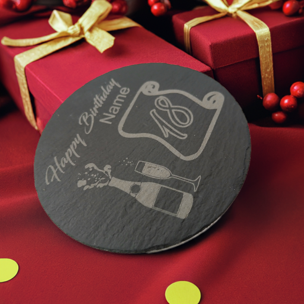 Personalised Coasters - Birthday