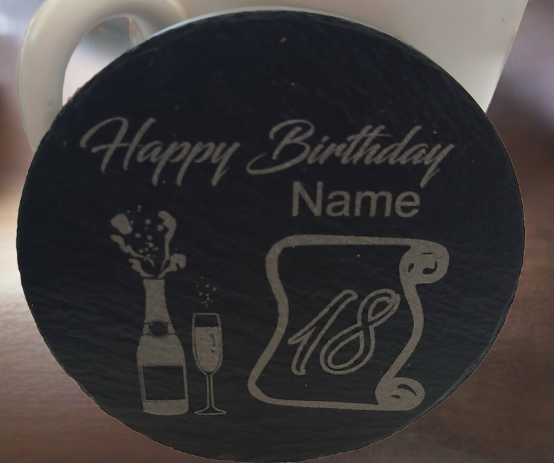 Personalised Coasters - Birthday