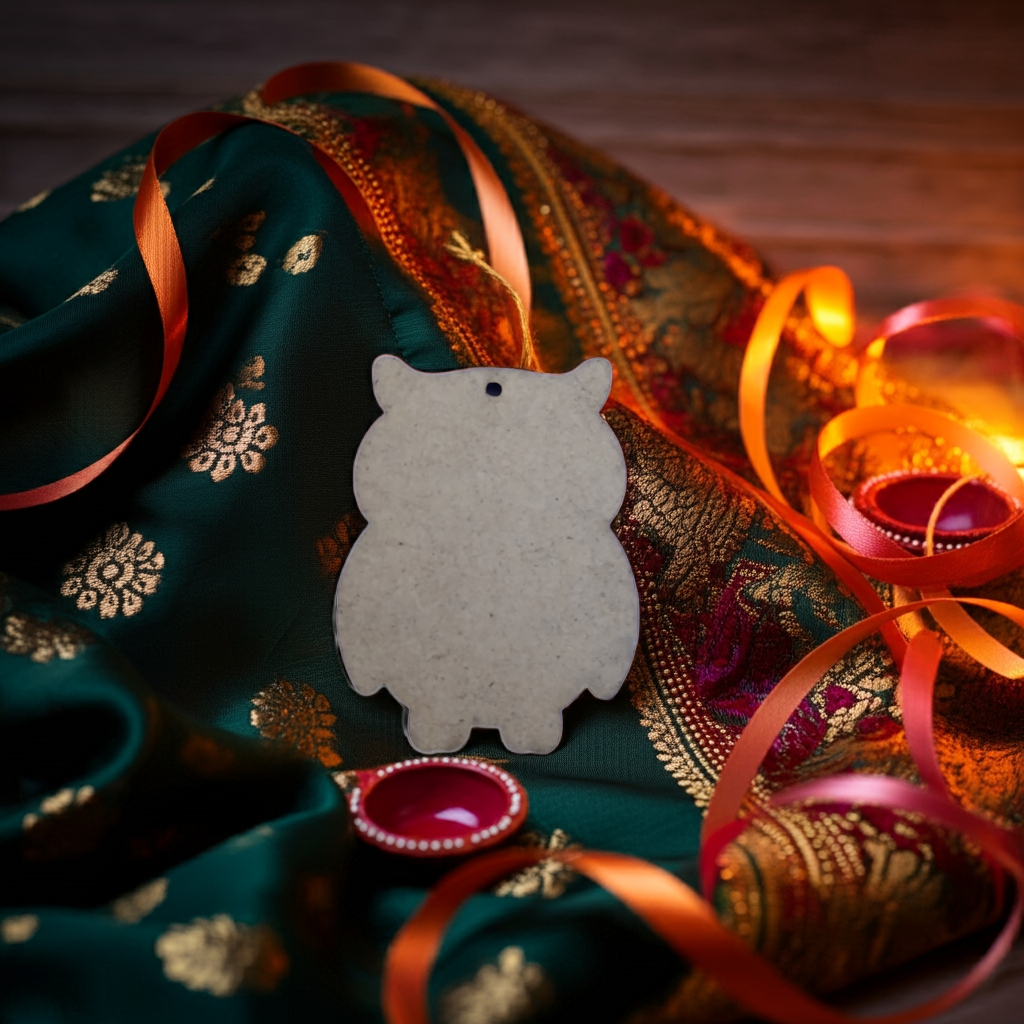 Personalised Gift Tag, "Herbert the Owl" Engrave text on back, to.... from....