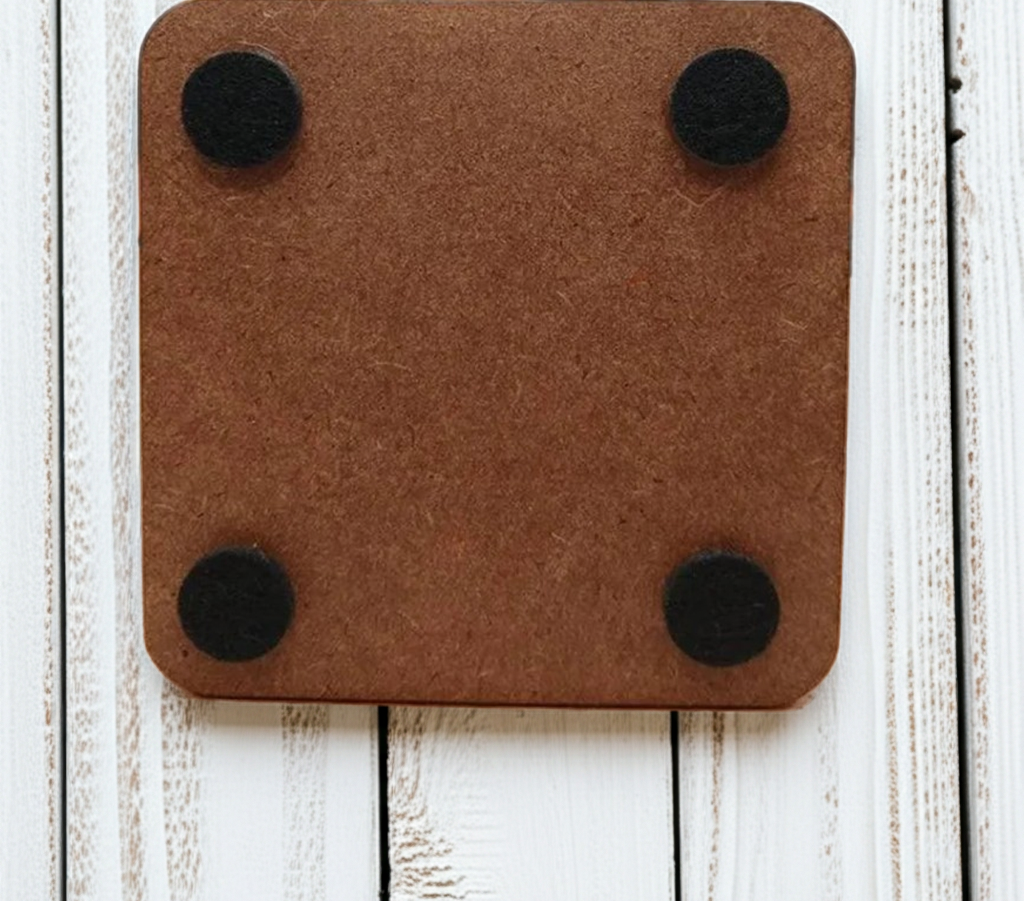 Pokémon Drink Coasters Collection. Set of 6 Wood Engraved Drink Coasters. White Collection.