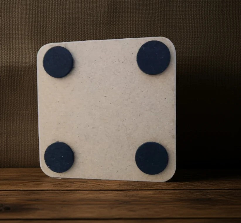 Set of 6, Personalise Your Own Drink Coasters. Great For Parties. Quality Wood. Any font and with bumper feet.
