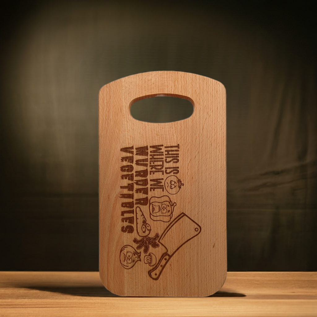 Small Chopping Board with fun engraving.