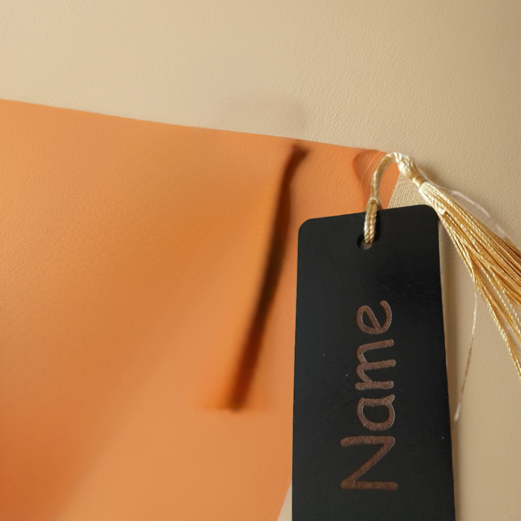 X 2 Wood Personalised Bookmarks. Exquisite Engravings and Your Customised Name. Floral Engraving