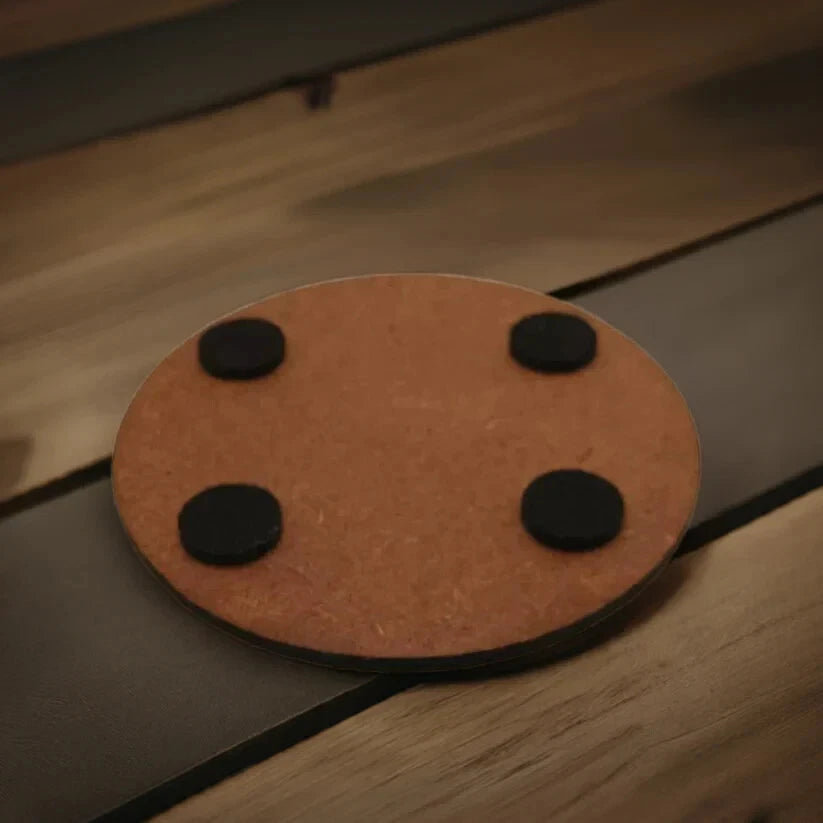 Set of 4, Celt Tree Collection Round or Square Drink Coasters, with Bumper Feet, 9.5cm.