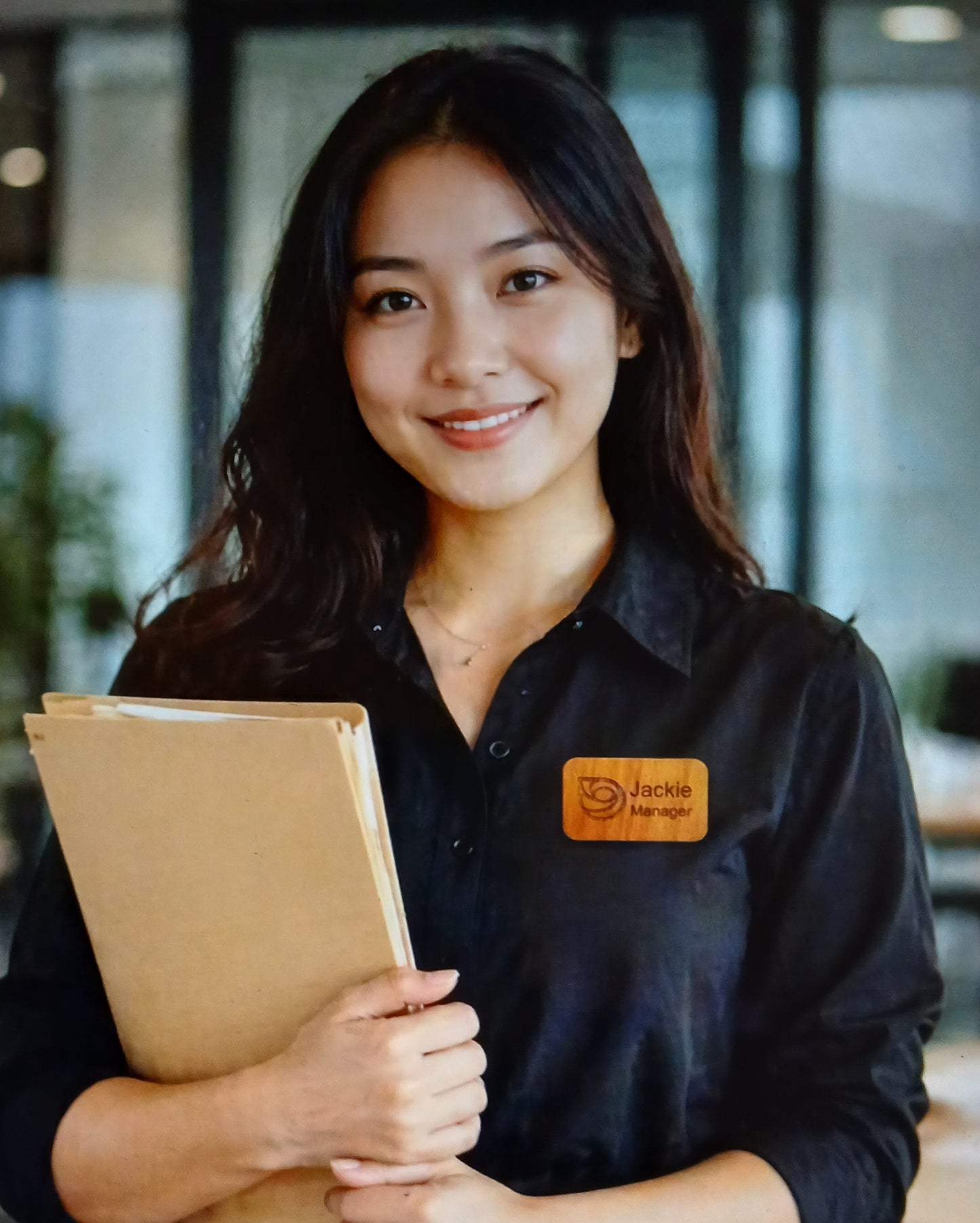 Bulk / Trade Staff ID Badges / Wooden Name Badges.  Credit Card Size +4mm deep. With Pin Fastener
