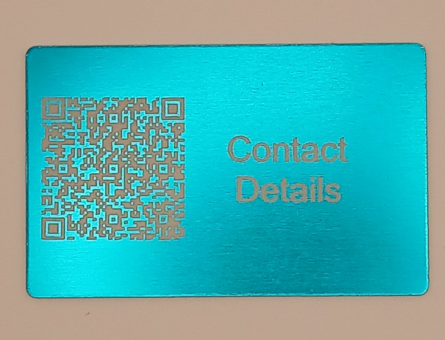 Business Cards - Metal- 1mm thick.