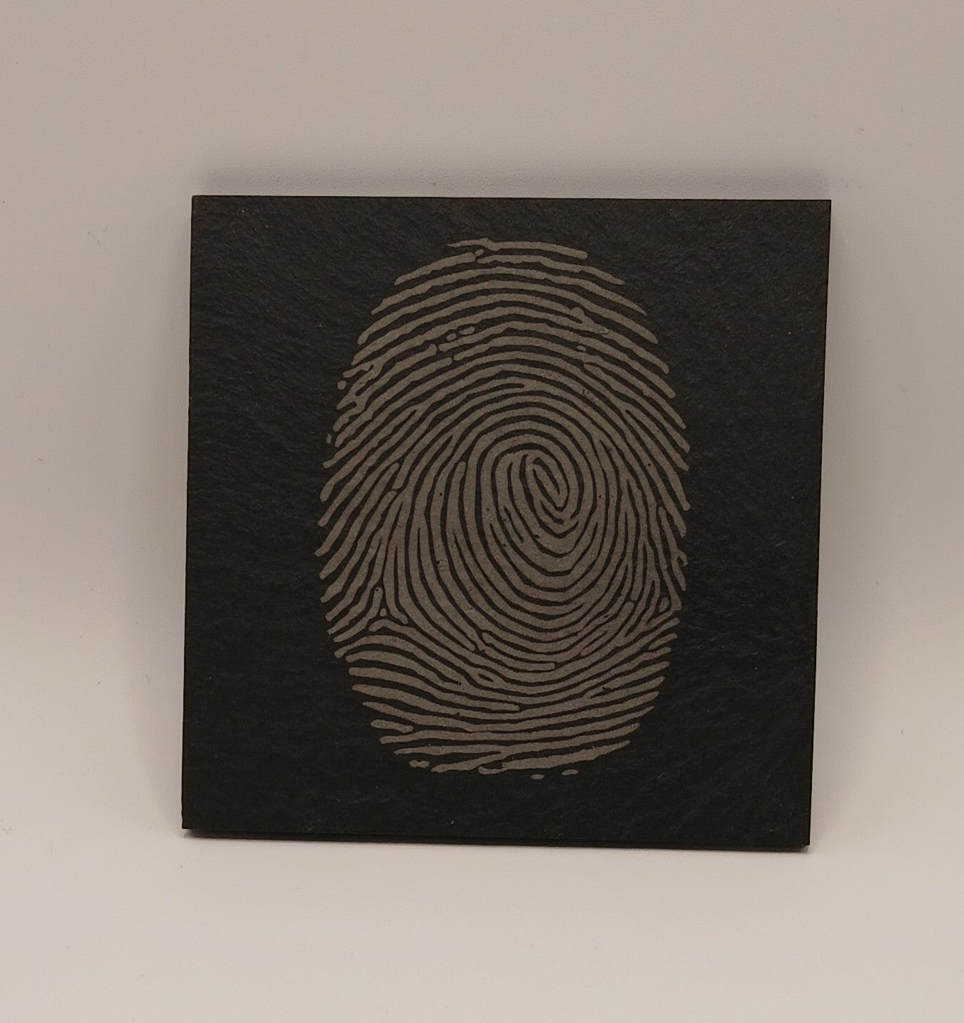 Fingerprint Slate Coaster