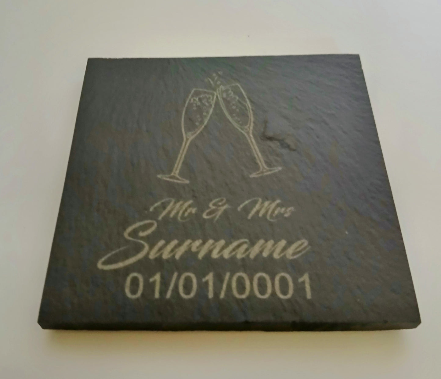 Personalised Coasters - Wedding