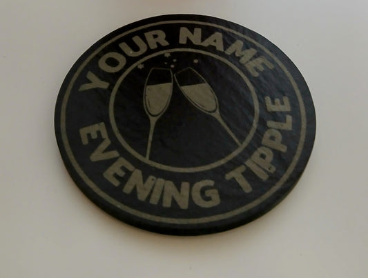 Personalised Coasters - Evening Tipple