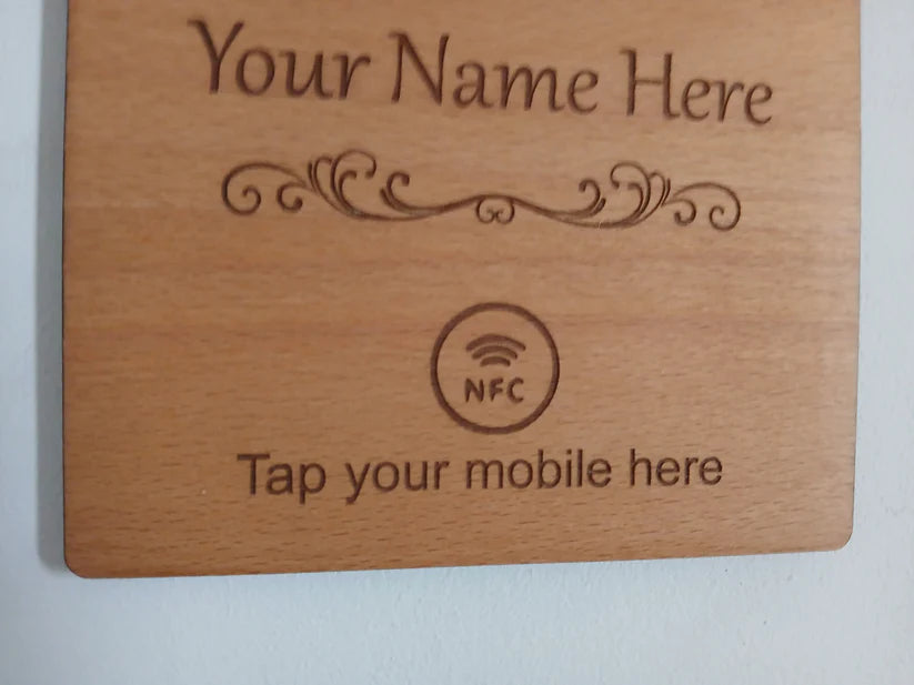 Handheld Tap to Review Sign, great for takeaways, busy coffee bars, trades people etc