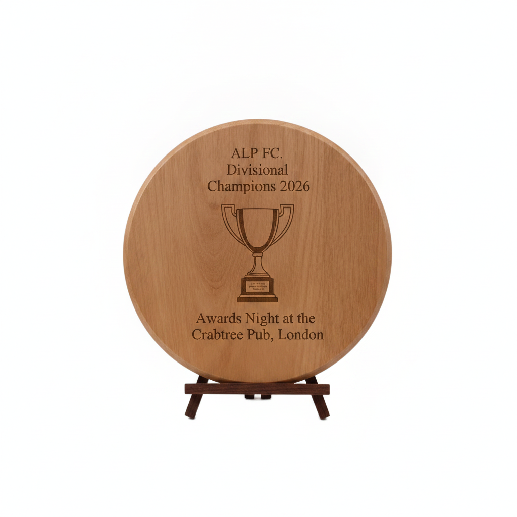 Bulk / Trade: Bespoke -Personalised Steamed Beech NFC Wedding Sign & Stand | Tap to View Photos & Digital Guestbook (390 x 290mm).