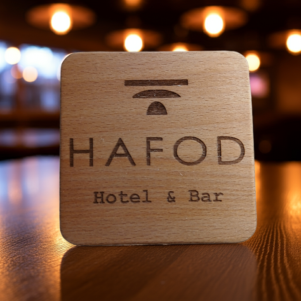 Bulk / Trade, Round or Square Steamed Beech Wood Drink Coasters, 95mm x 95mm or 95mm Diameter.