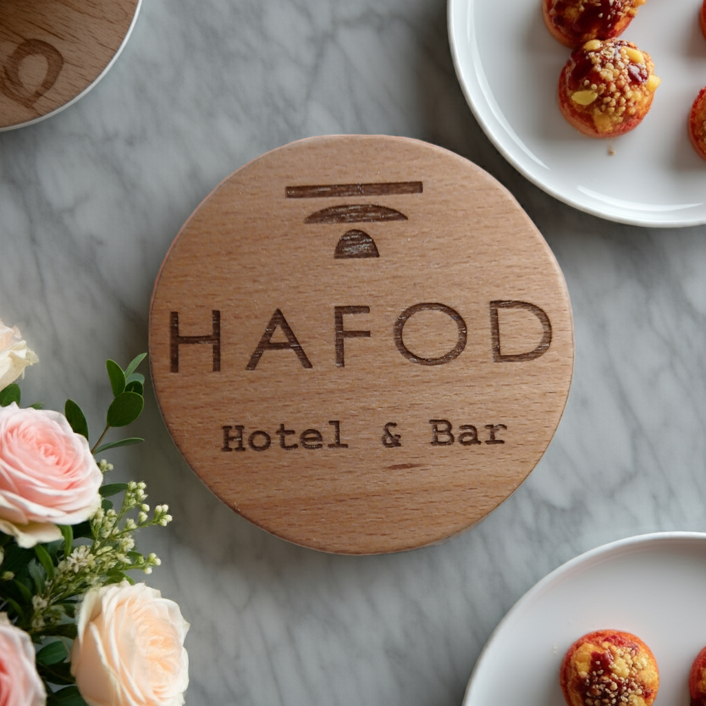 Bulk / Trade, Round or Square Steamed Beech Wood Drink Coasters, 95mm x 95mm or 95mm Diameter.
