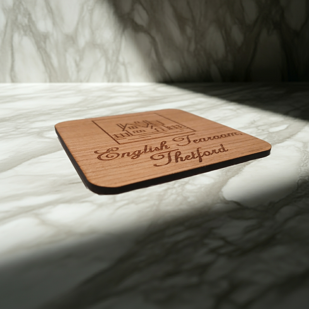 Bulk / Trade, Round or Square Steamed Beech Wood Drink Coasters, 95mm x 95mm or 95mm Diameter.