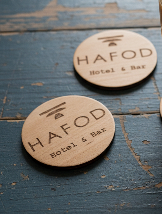 Bulk / Trade, Round or Square Steamed Beech Wood Drink Coasters, 95mm x 95mm or 95mm Diameter.