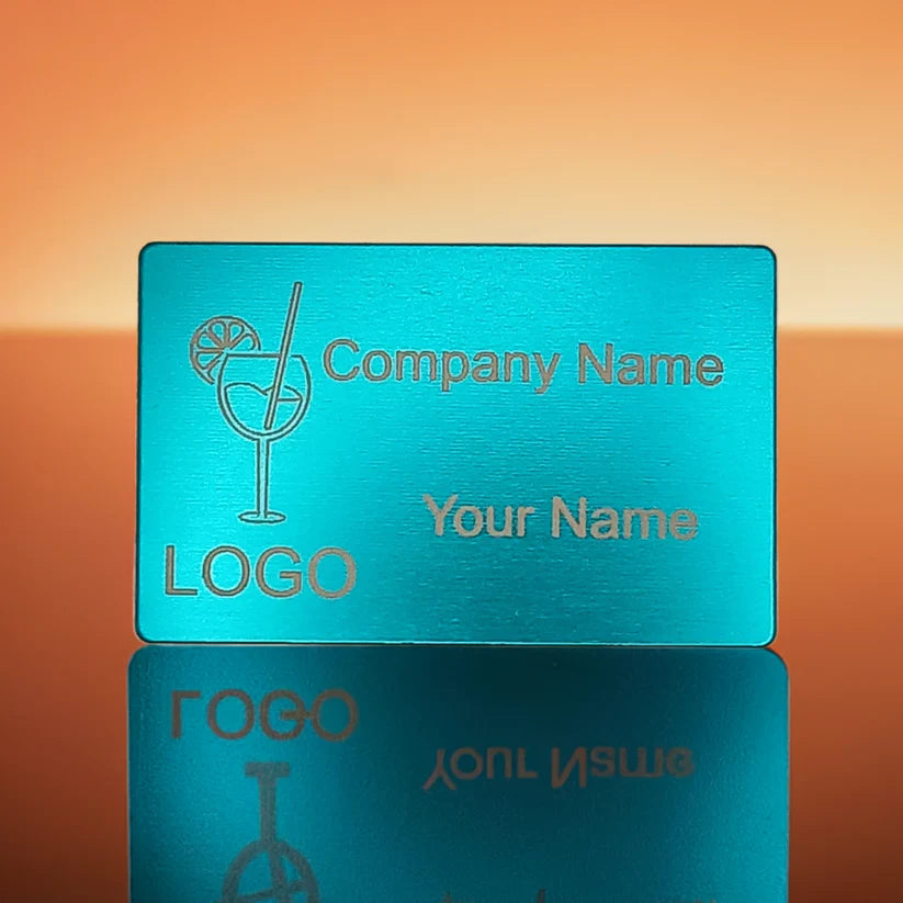 Bulk / Trade, Metal- 1mm thick, durable, stylish and professional looking. QR Codes engraving available