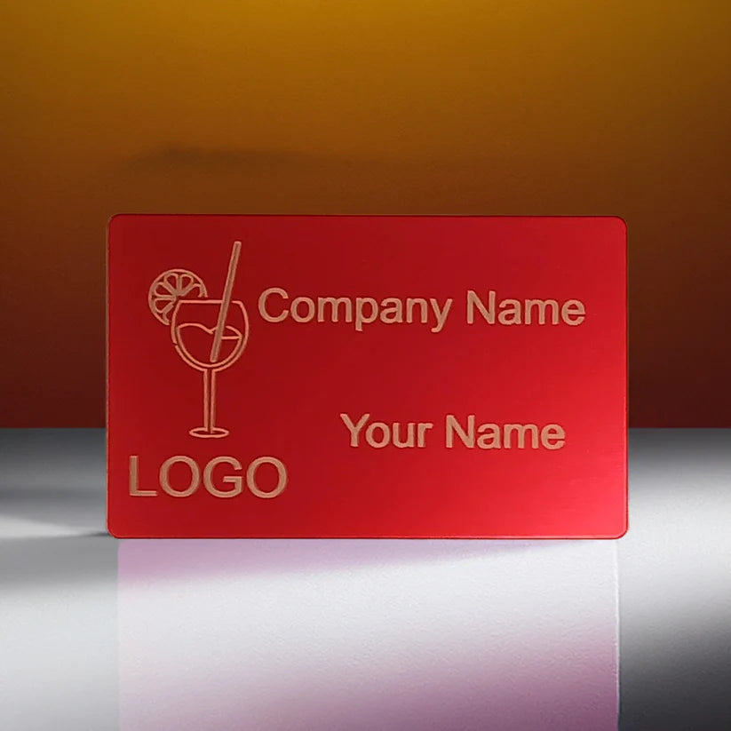 Bulk / Trade, Metal- 1mm thick, durable, stylish and professional looking. QR Codes engraving available