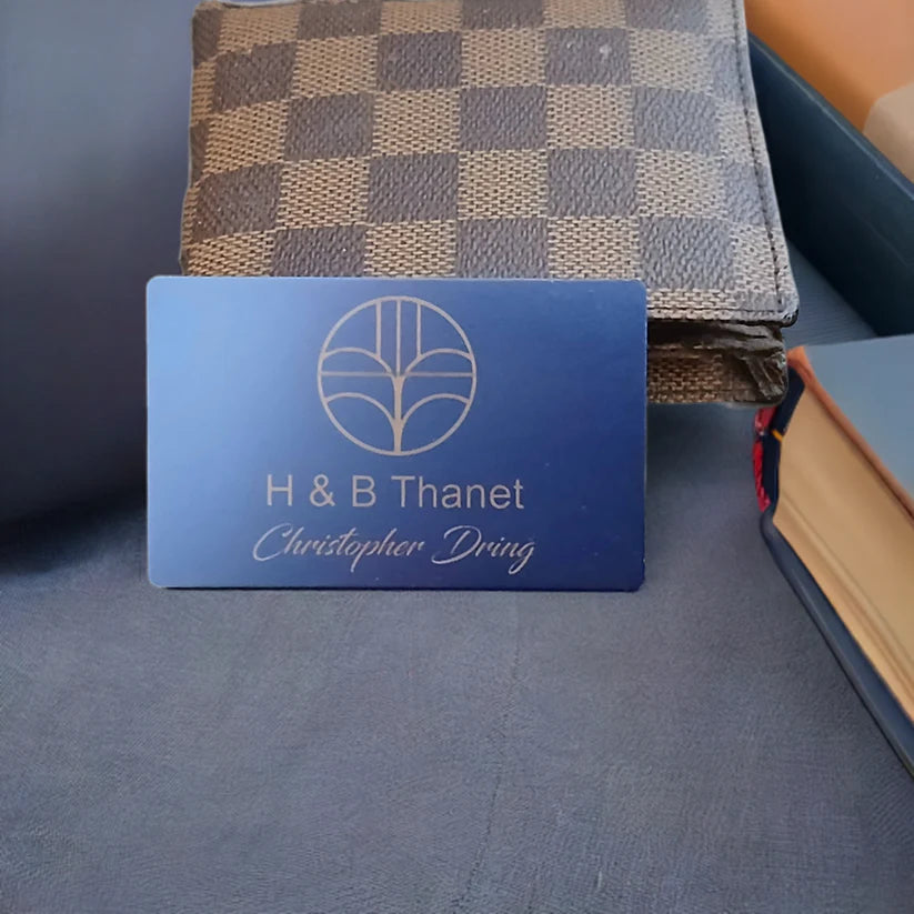 Bulk / Trade, Metal- 1mm thick, durable, stylish and professional looking. QR Codes engraving available