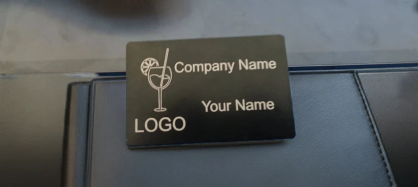 Bulk / Trade, Metal- 1mm thick, durable, stylish and professional looking. QR Codes engraving available