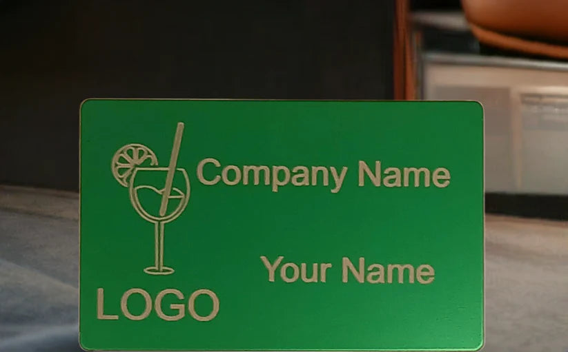Bulk / Trade, Metal- 1mm thick, durable, stylish and professional looking. QR Codes engraving available