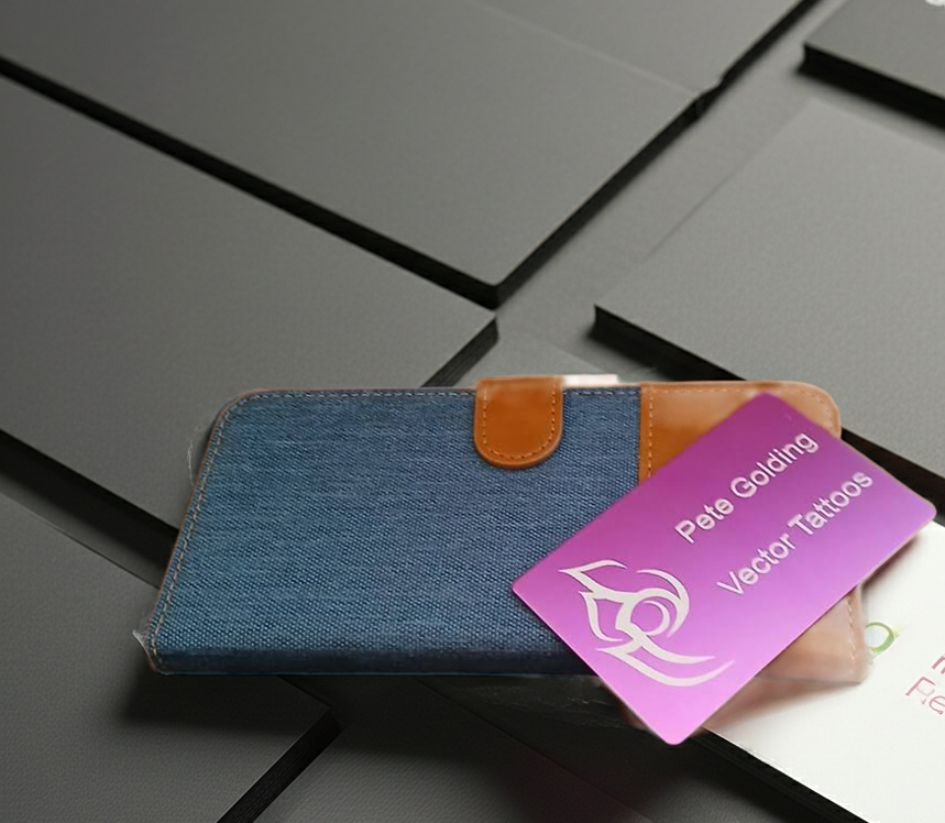 Business Cards - Metal- 1mm thick, durable, stylish and professional looking. QR Codes engraving available.