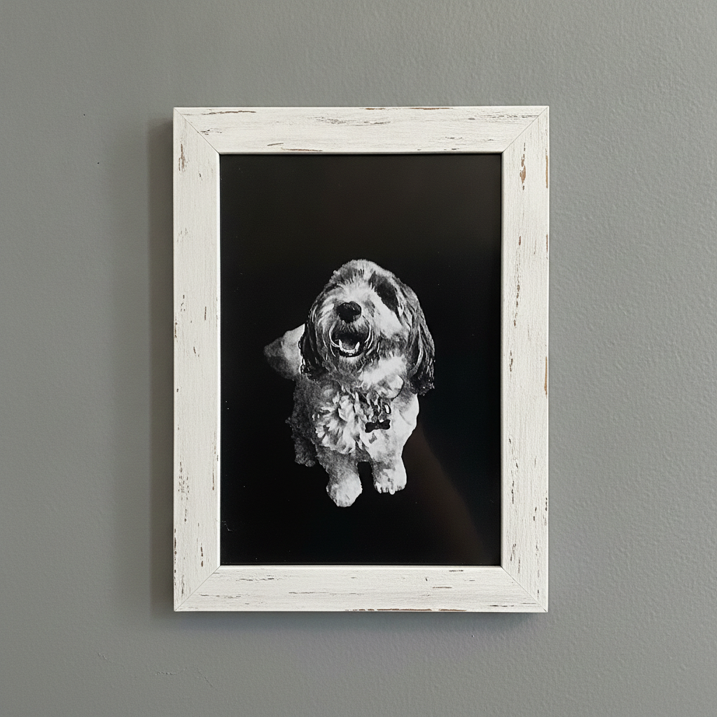 Custom Multi-Layer Painted Relief Portrait - Laser Engraved Photo on MDF,(25x20cm)