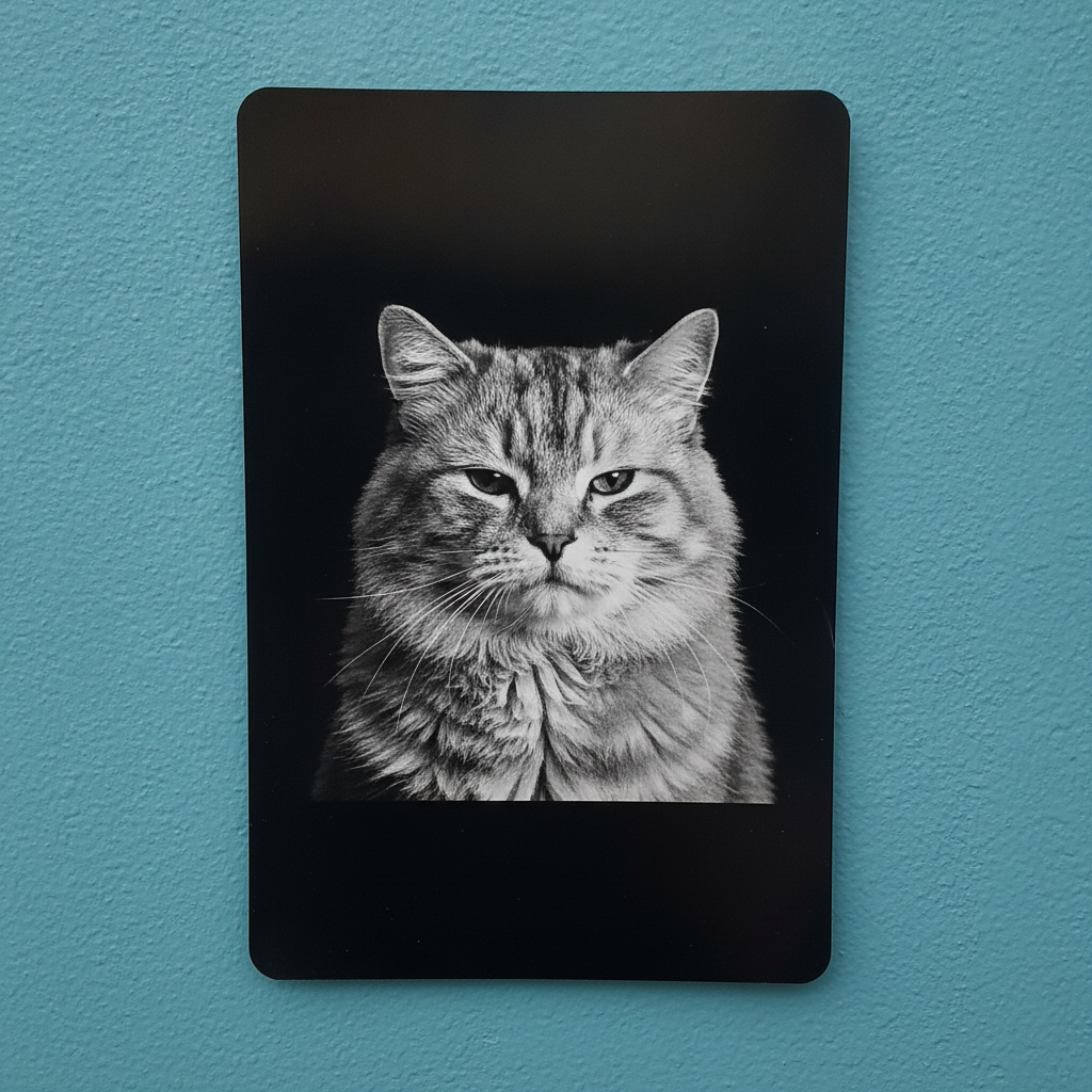 Custom Multi-Layer Painted Relief Portrait - Laser Engraved Photo on MDF,(25x20cm)