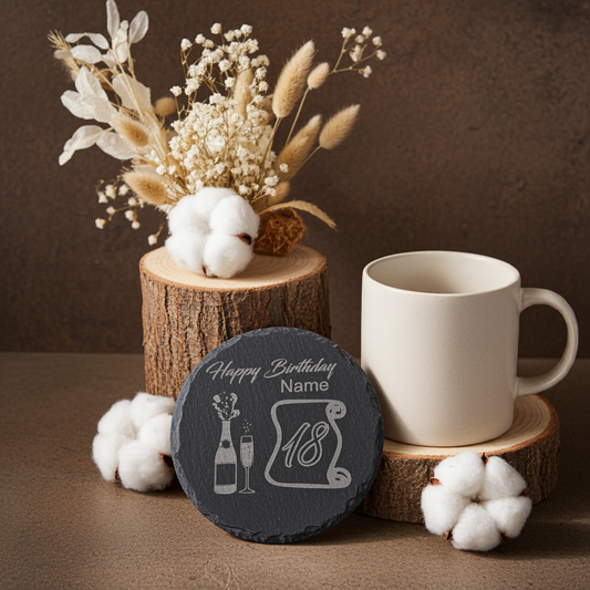 Personalised Coasters - Birthday