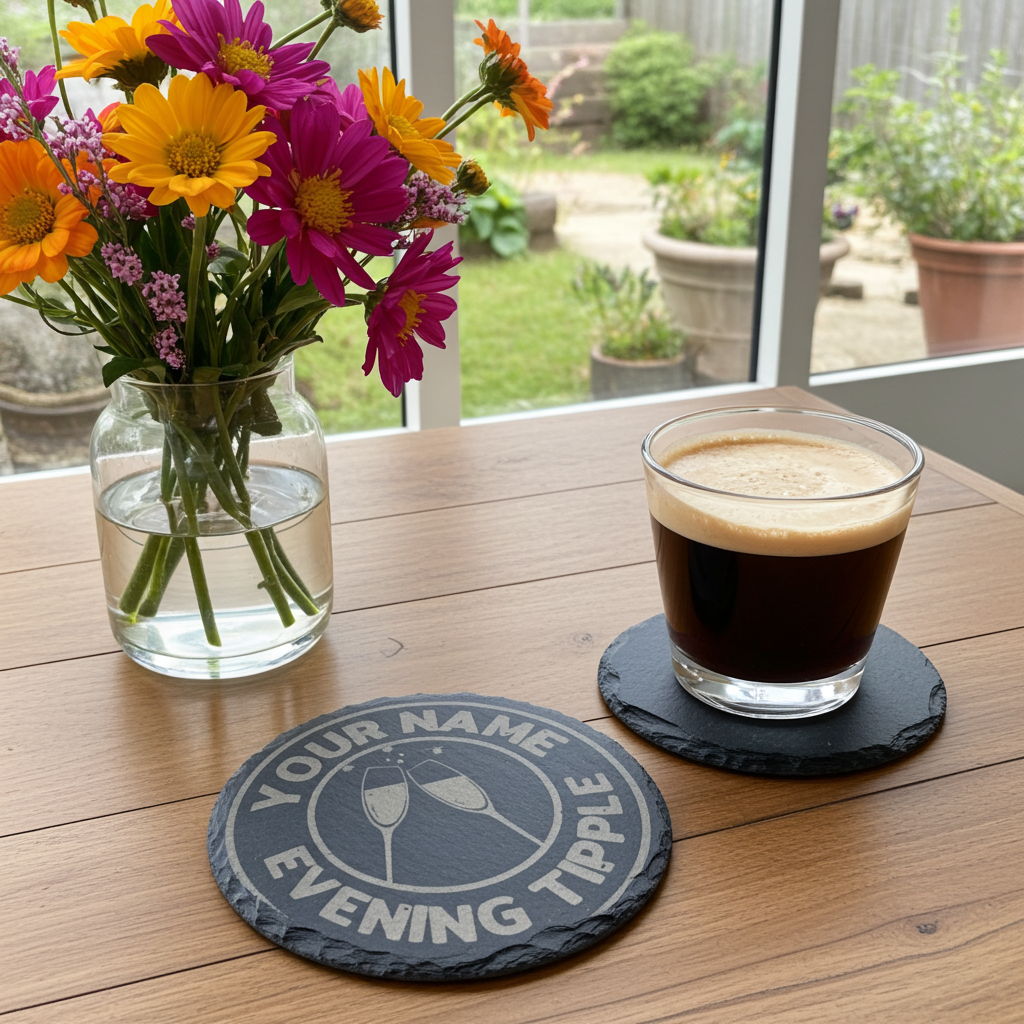 Personalised Coasters - Evening Tipple