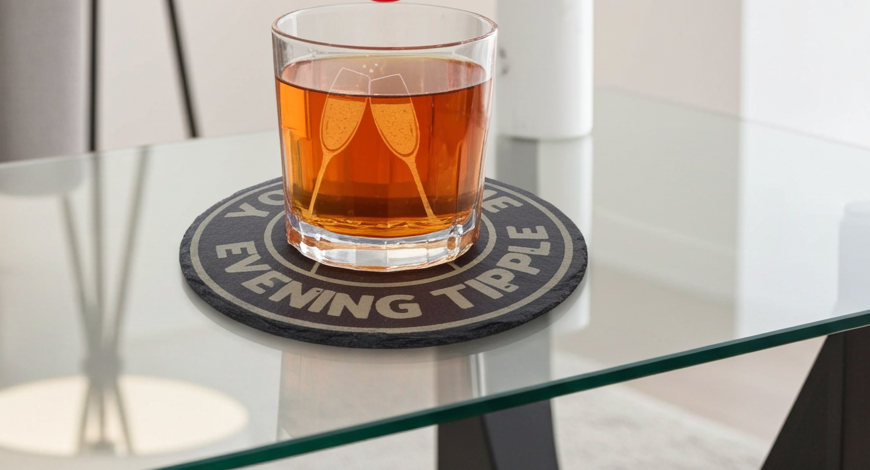 Personalised Coasters - Evening Tipple