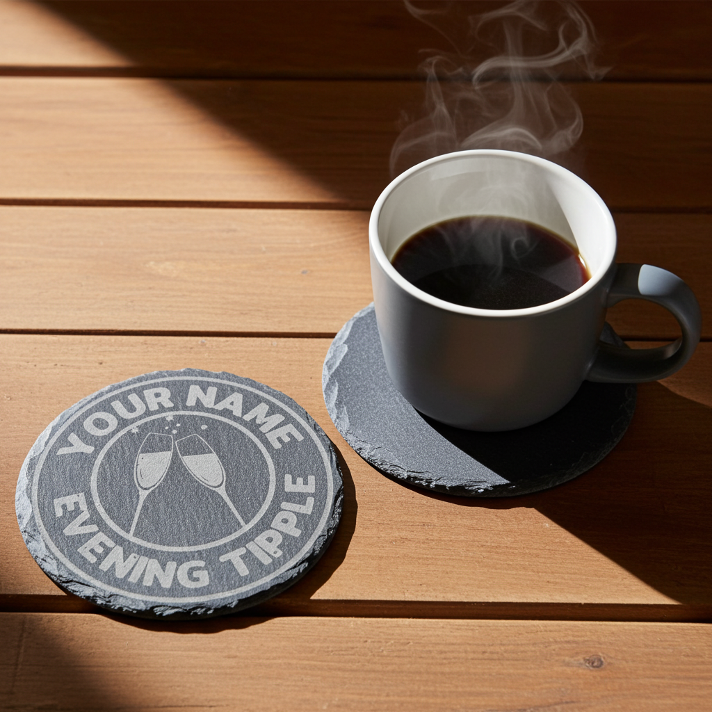 Personalised Coasters - Evening Tipple