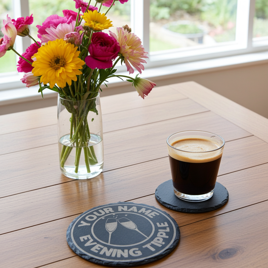 Personalised Coasters - Evening Tipple
