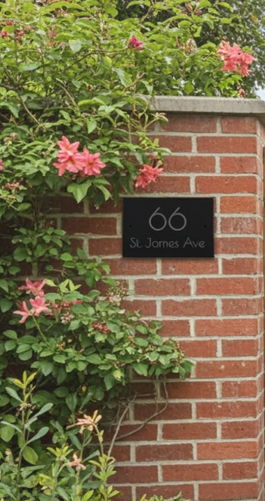 Personalised Quality Slate House Signs. 15cm x 10cm x approximately 1cm. Any Text and Font.