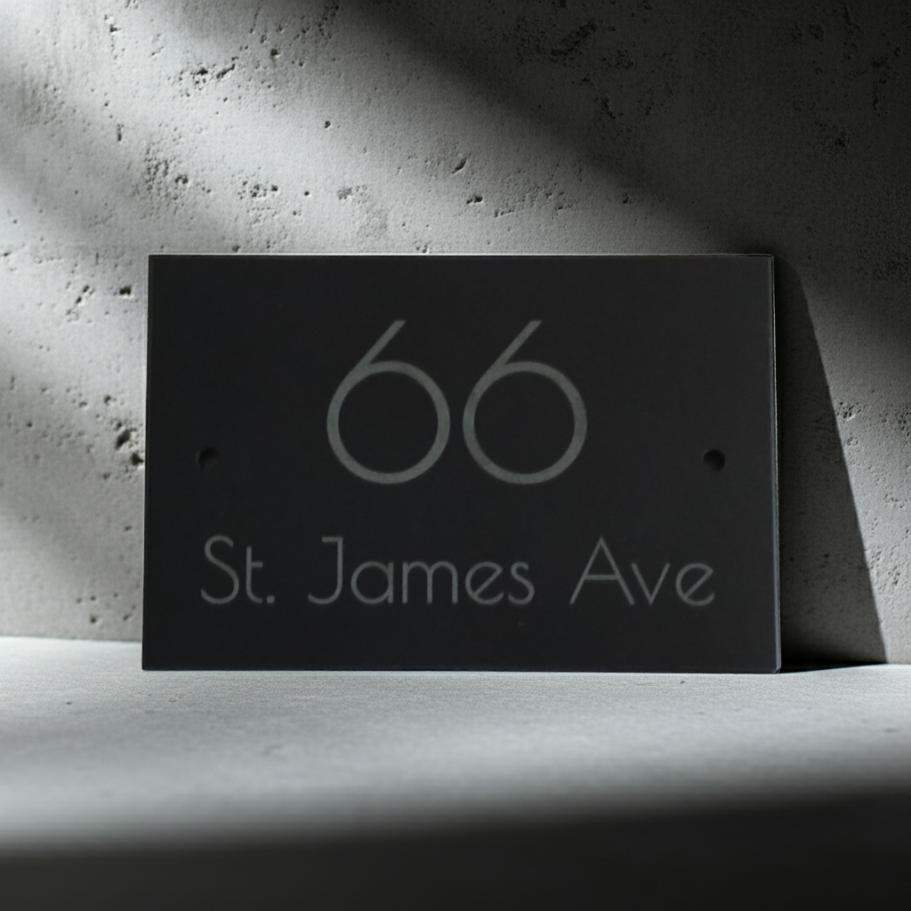 Personalised Quality Slate House Signs. 15cm x 10cm x approximately 1cm.