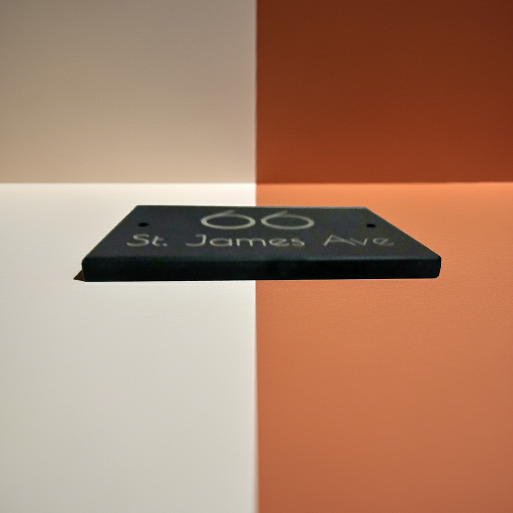 Personalised Quality Slate House Signs. 15cm x 10cm x approximately 1cm.