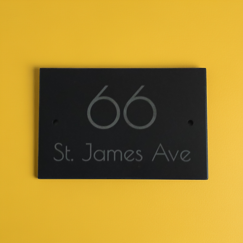 Personalised Quality Slate House Signs. 15cm x 10cm x approximately 1cm.