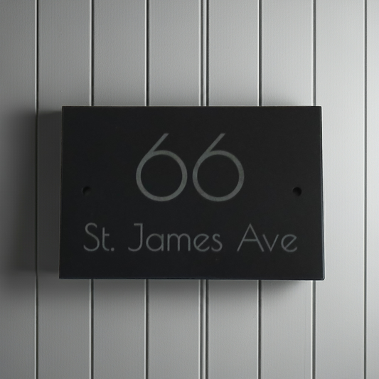 Personalised Quality Slate House Signs. 15cm x 10cm x approximately 1cm.