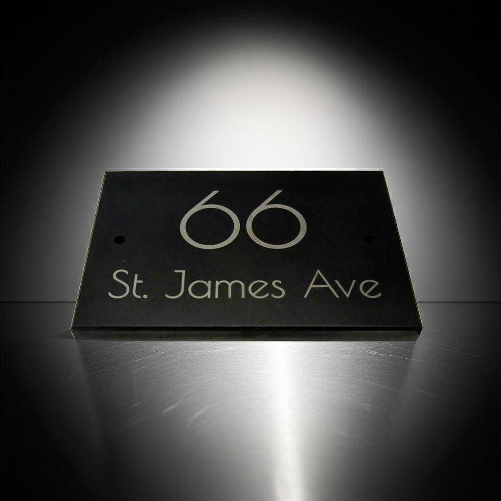 Personalised Quality Slate House Signs. 15cm x 10cm x approximately 1cm.