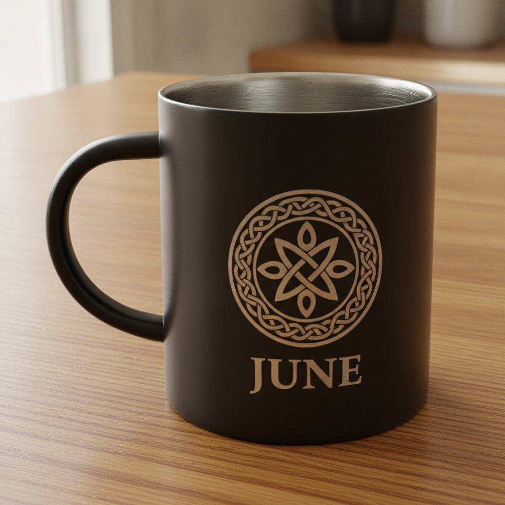 Personalised Black 400ml Stainless Steel Mug. Any Text and Font, Logos etc.