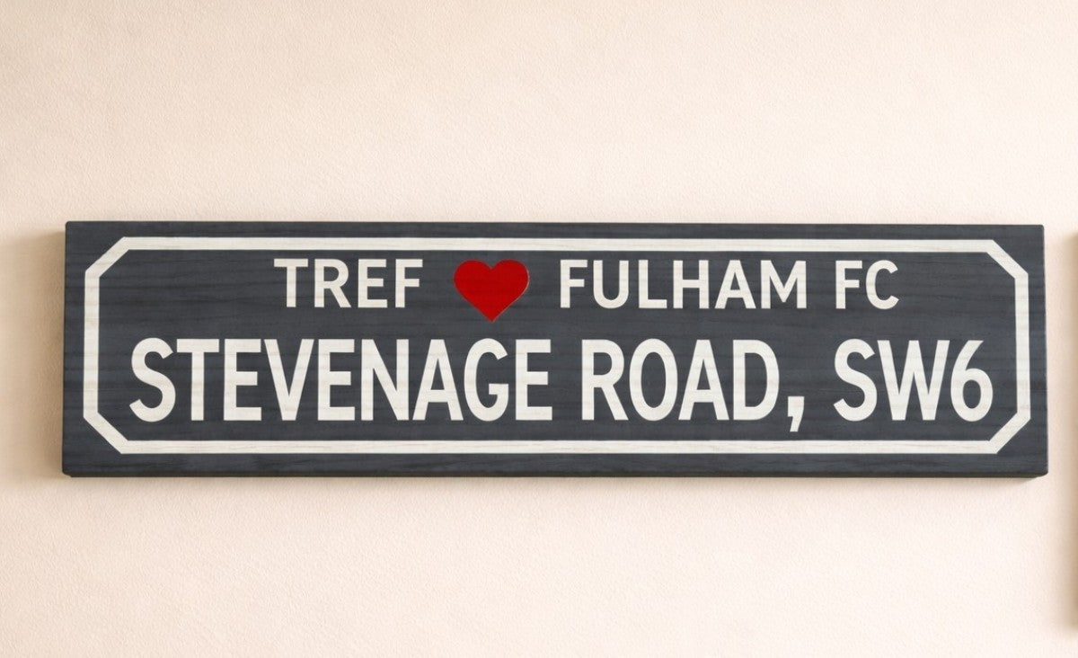 Hand painted and Bespoke, Personalised Wood Plaques, 380mm x 100mm x 17mm. Any Font and Text.