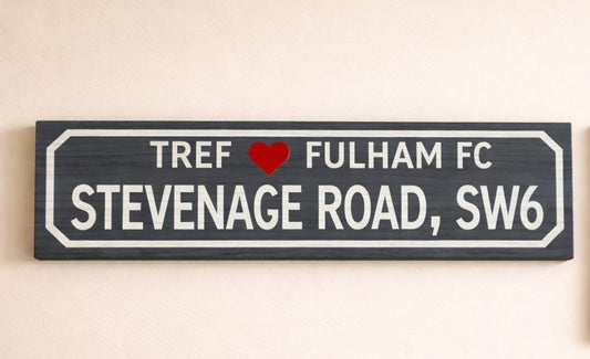 Hand painted and Bespoke, Personalised Wood Plaques, 380mm x 100mm x 17mm. Any Font and Text.